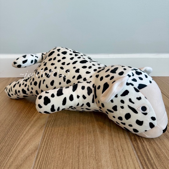 Cheetah Weighted Plush Throw Pillow Black/White - Pillowfort - Picture 10 of 11